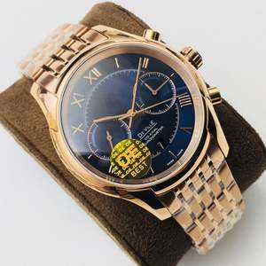 Montre-bracelet en or en gros pour hommes, montre mécanique automatique de luxe pour affaires, cadeau, chronomètre étanche - Product Image 5