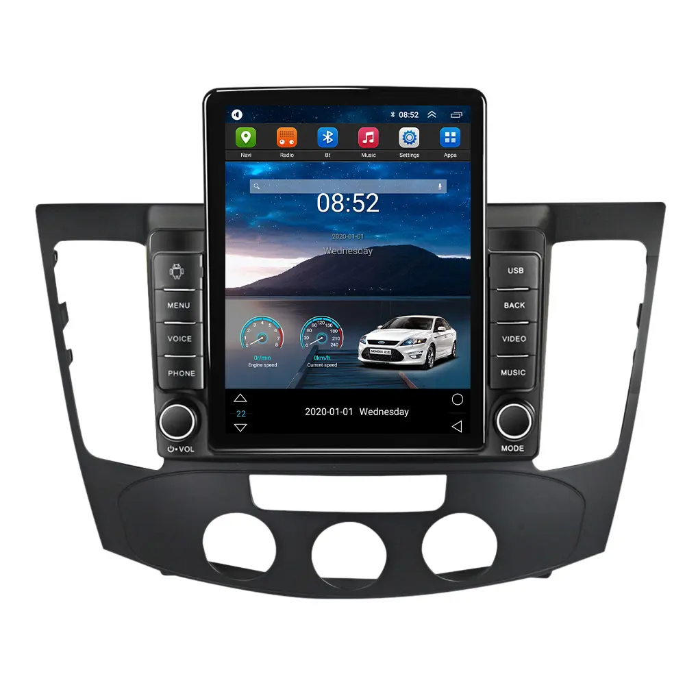 MEKEDE-Reproductor de DVD para coche, radio estéreo con Android 10, 4 + 64GB, IPS, DSP, AM, FM, para Hyundai Sonata NF 2009, 4G, WIFI, GPS, BT