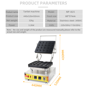 <span class=keywords><strong>Machine</strong></span> à tarte manuelle Deutstandard NP-825 Star 20 trous, presse à tarte <span class=keywords><strong>Pavoni</strong></span> Cookmatic - Product Image 6