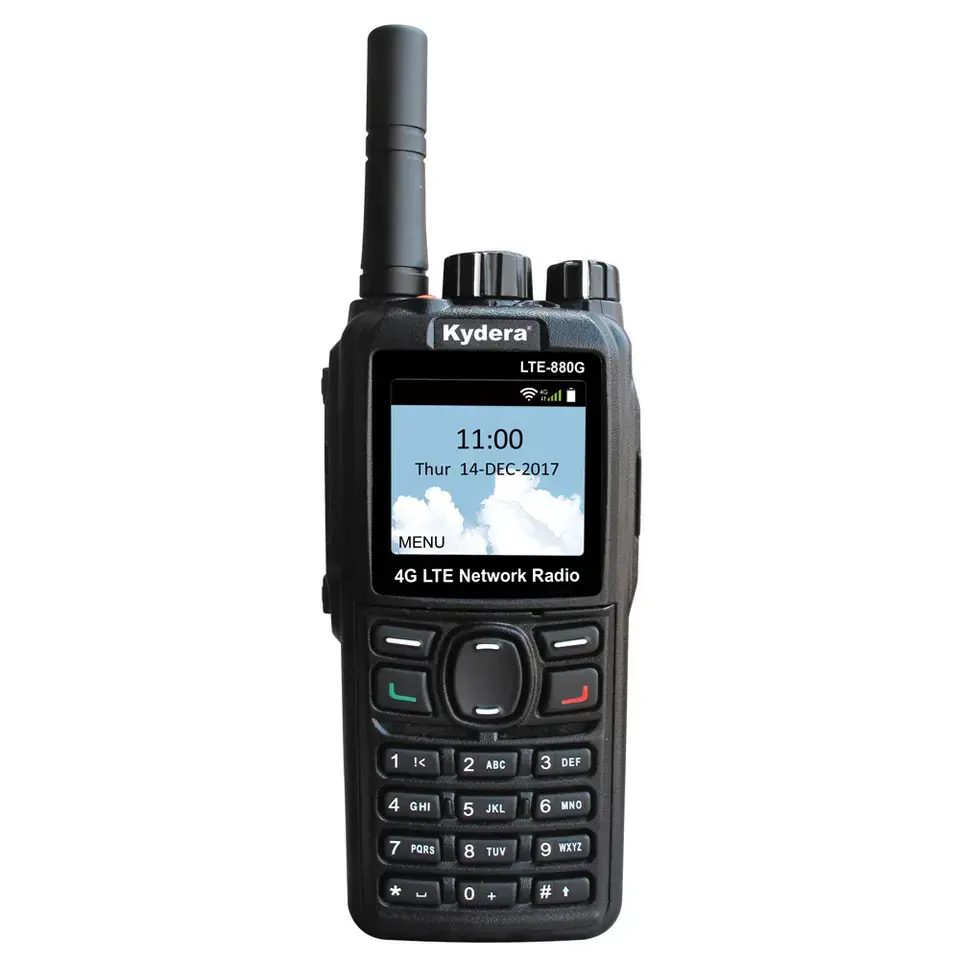LTE-880G PoC 4G telefono GPS wifi radio walkie talkie ricetrasmettitore wireless a lungo raggio waki taki 100km con sistema di spedizione