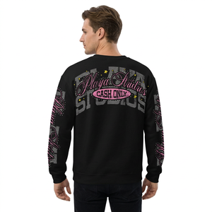 Fresh Look Long Sleeve T-Shirt Men's <b>Black</b> Street Style Printed Jersey O-Neck Regular Fit - Product Image 6