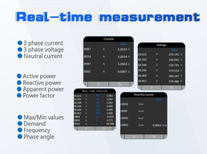 Circuit principal tension qualité de l'alimentation surveillance du réseau <span class=keywords><strong>Comtrade</strong></span> PQDIF IEC61000-4-30 d'exportation de données analyseur de qualité de puissance de classe a - Product Image 3
