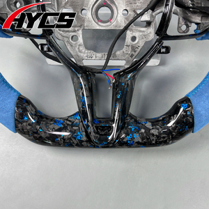 Volante in Fibra di Carbonio Forgiata LED RPM Personalizzato con Riscaldamento per Hyundai Elantra N I30N I20N Veloster N <span class=keywords><strong>Kona</strong></span> N Accessori Auto - Product Image 4