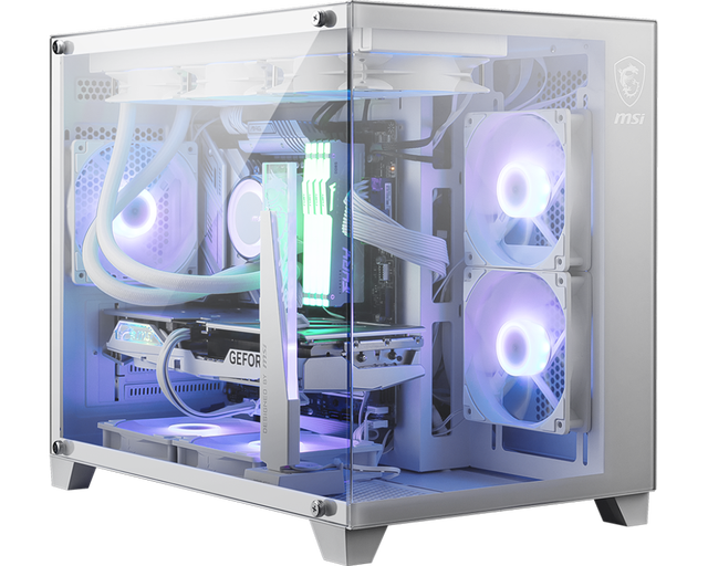 Computer Case PAG PANO M100L WHITE Micro ATX Tower Support ATX / Micro-ATX / Mini-ITX Desktop Gaming PC Case