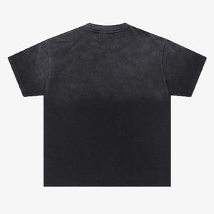 <span class=keywords><strong>T</strong></span>-shirt nera da uomo Vintage lavata con ragnatela spettrale e stampa grafica Valley ampia in cotone stile retrò <span class=keywords><strong>t</strong></span>-shirt - Product Image 2