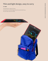 Tableta de escritura LCD colorida para niños, pizarra mágica, juguete de aprendizaje Digital, tableta de escritura de dibujo