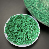 Granulés de PVC vierge vert en gros pour fils électriques, câbles, prises et semelles de chaussures, souples, flexibles et résistants à l'usure