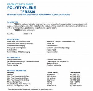 Gránulos de LDPE de grado de película FB2230 Gránulos de Ldpe Materia prima Precio de gránulos de Ldpe para envasado de alimentos congelados - Product Image 3