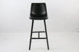 كرسي بار معدني صناعي مع مسند للقدمين، قوي ومتين للاستخدام في المنزل والبار والفندق وغرفة الطعام - Product Image 2