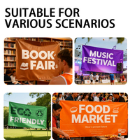 Bandera Deportiva Publicitaria Personalizada de Aluminio con Impresión por Transferencia de Calor a Doble Cara, 100% Poliéster, Color Personalizado, Multi-Estilo