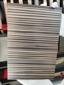 Panneau <span class=keywords><strong>métallique</strong></span> décoratif linéaire en acier inoxydable gravé <span class=keywords><strong>horizontal</strong></span> moderne pour ascenseurs et revêtements muraux - Product Image 3