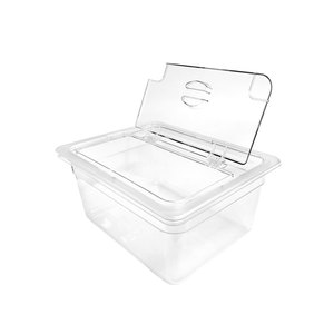 Polycarbonate gn Pan với notched nắp để phục vụ kem trong khách sạn và nhà hàng - Product Image 5