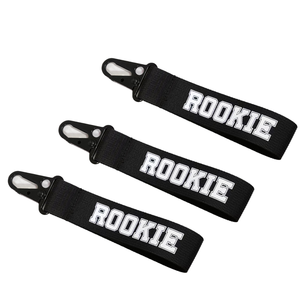 Wholesale Adjustable Custom Logo Jet Tags Thermal Transfer Printed Design Zinc Alloy Sports PU Keychains Promotional Carabiners