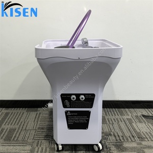 Kisen Shampoo Basin <b>Led</b> <b>Light</b> Therapy Hair SPA Pipes Needed with Water Constant Temperature Arch and Fumigated Dome - Product Image 3