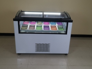 Tùy Chỉnh Ice Cream <span class=keywords><strong>Showcase</strong></span> Tủ Đông Gelato Hiển Thị Tủ Lạnh Tủ Đông Tủ Đông Kem Hiển Thị Tủ Đông Cho Bán - Product Image 5