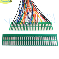 Conector Jamma de 28 Pines para Máquinas de Juegos Arcade que Funcionan con Monedas, con Material Plástico y Soporte en Inglés