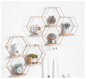 رف حائط على شكل ملاك مستوحى من الطراز الاسكندنافي لديكور غرفة النوم والمطعم بتقنية الطلاء اليدوي - Product Image 5