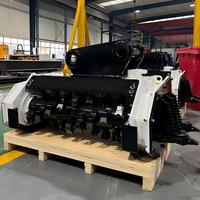 Powerful 15-35 Ton Excavator Wood Chipper Forestry Shredder Machine for Heavy Timber CE Certified 1 Year Warranty