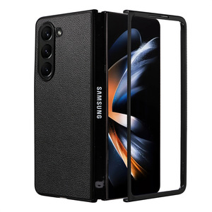 Estuche rígido de plástico con patrón de Lichee Delgado, funda protectora de cuero anticaída antichoque para <span class=keywords><strong>Samsung</strong></span> Galaxy Z Fold 6 - Product Image 3