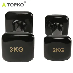 TOPKO ชุดอุปกรณ์ออกกำลังกายดีไซน์สิทธิบัตร,ดัมเบลพร้อมดัมเบลยกน้ำหนักพิมพ์ลายทอง