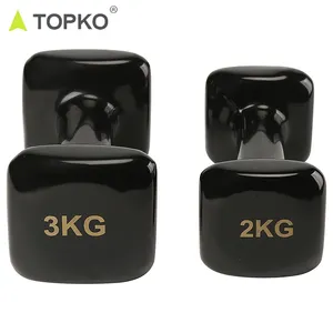 TOPKOパテントデザインジム機器ゴールドプリントウェイトダンベルセット