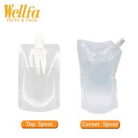 Sacs souples à bec verseur personnalisés pour la recharge de produits cosmétiques, gel douche, savon liquide pour enfants, savon pour le corps, détergent vaisselle en plastique