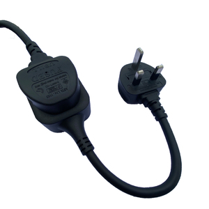 Câble d'extension robuste noir 13A 250V conforme à la norme britannique BS1363 avec fusible pour <span class=keywords><strong>machine</strong></span> à <span class=keywords><strong>laver</strong></span> et appareils électroménagers - Product Image 2