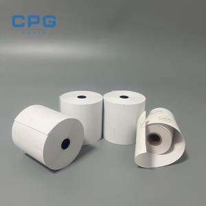 Rouleaux de papier thermique 57x45mm thermosensible pour la logistique et les points de vente, fabrication en gros et sur mesure - Product Image 1