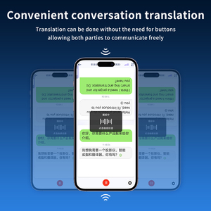 2025 venta al por mayor T1 traductor personalizado AI Aplicación de interpretación traductor de voz de pantalla táctil simultánea en línea con OEM - Product Image 5