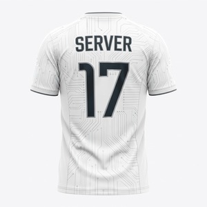 Maillot de football unisexe sublimé en gros, sans manches, col respirant, évacuant l'humidité, 100 % polyester, taille élastique, personnalisable - Product Image 4