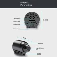 Mini caméra WiFi sans fil X5 pour la sécurité intérieure, prend en charge le stockage dans le cloud, visualisation à distance via application, 640P HD, vision nocturne