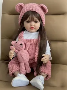 Lifereborn Top Selling 55CM Silicone Reborn Baby Doll Toddler Gifts Set Reborn Doll With Plush Toys