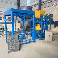 Équipement de fabrication de briques en ciment de type Shihang 4-26, ensemble complet de machine à briques perméables automatique pour usage domestique, cuisson 220V/380V