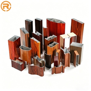 Profilé <span class=keywords><strong>carré</strong></span> en aluminium grain de bois série 6000 30x30, cadre de meuble en aluminium, <span class=keywords><strong>tube</strong></span> d'aluminium procédé de cintrage - Product Image 1