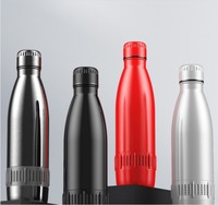 Botol Air Baja Tahan Karat Terisolasi Vakum Dinding Ganda Cerdas Kustom dengan Speaker Musik Nirkabel