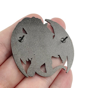 Broches de Aleación Pulida Cloisonné de Alta Calidad de 5 cm para los Fans del Anime Duel Blue-Eyes White Dragon para Cosplay - Product Image 3