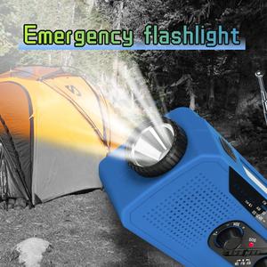 Dropshipping Oferta Especial <span class=keywords><strong>Radio</strong></span> De Emergencia Climática NOAA Solar A Manivela Recargable AM/FM WB Portátil - Product Image 4