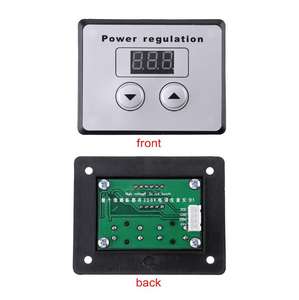 Régulateur de vitesse numérique 10000W 220V AC 80A SCR Régulateur de tension Contrôle de vitesse Gradateur Thermostat - Product Image 5