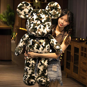 カスタムファッションぬいぐるみソフトテディベア厚いぬいぐるみレインボープリントバイオレンスベアおもちゃ家の装飾ギフト - Product Image 6