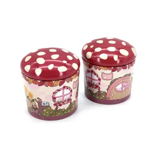 66x60x70Hmm Metal tin box with open lid for gifts candies candles cosmetic cream