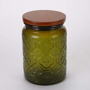 Polished Folk Art New Farmhouse <b>Decor</b> Vietnam Sanding Coating Wooden Candle <b>Lid</b> Natural Wood Color Wide Mouth Mason Jar Solid - Product Image 4