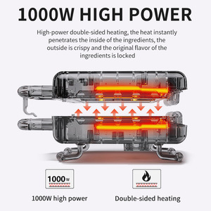 Cartoon Cake <b>Maker</b> 8 Pieces Double-Sided Heating Electric Griddle For Kids Baking Cookies And <b>Bread</b> - Product Image 5