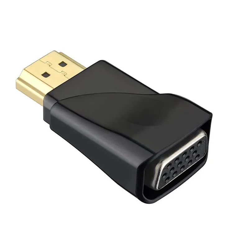 High Speed HDMI V1.4 Support HD 1080P HDMI to VGA Adapter Converter Gold-Plated for PC, Laptop, Other HDMI Input Devices