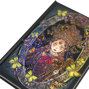 Retro Style, Cold-<b>pressed</b> Hardcover Notebook, High-quality Custom Printing - Product Image 2