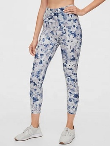 Personnalisé Camo Numérique Taille Haute Côté Fermeture À Glissière Cachée Femmes Leggings - Product Image 4