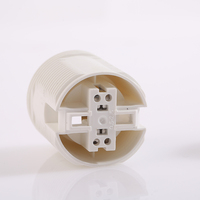 Douilles de lampe E27 en plastique à filetage complet avec certification CE 4A 250V, socle de lampe, douilles d'ampoule, douille de lampe E27