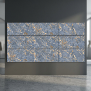 Marble Look Porcelain <b>Tiles</b> 24x48 Inch Glazed Floor Wall Collection for Modern Bathrooms - Product Image 6