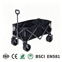 Table pliante en métal pour camping-car, chariot de pique-nique extra-large, chariot à pousser pour petite remorque
