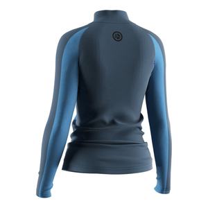 Ensemble d'entraînement de lutte pour femmes et filles : haut à manches longues zippé et short respirant et extensible - Product Image 4