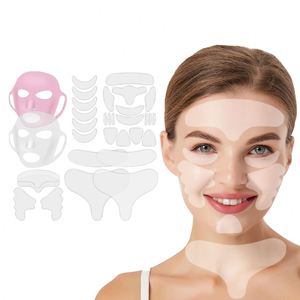 Patchs anti-rides personnalisés pour le soin de la peau, réutilisables, en silicone, pour le front et sous les yeux, 100% qualité alimentaire, OEM - Product Image 1